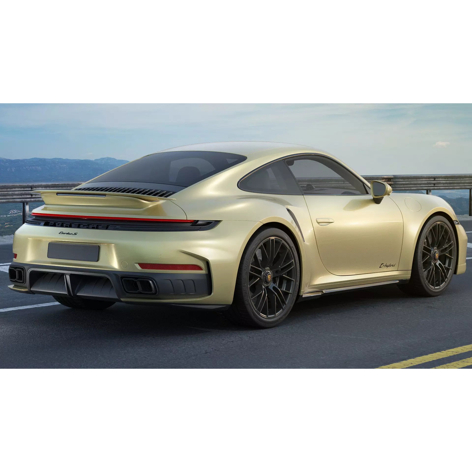 Porsche 911 Turbo S 2026 - Game-Ready 3D Model - View 7