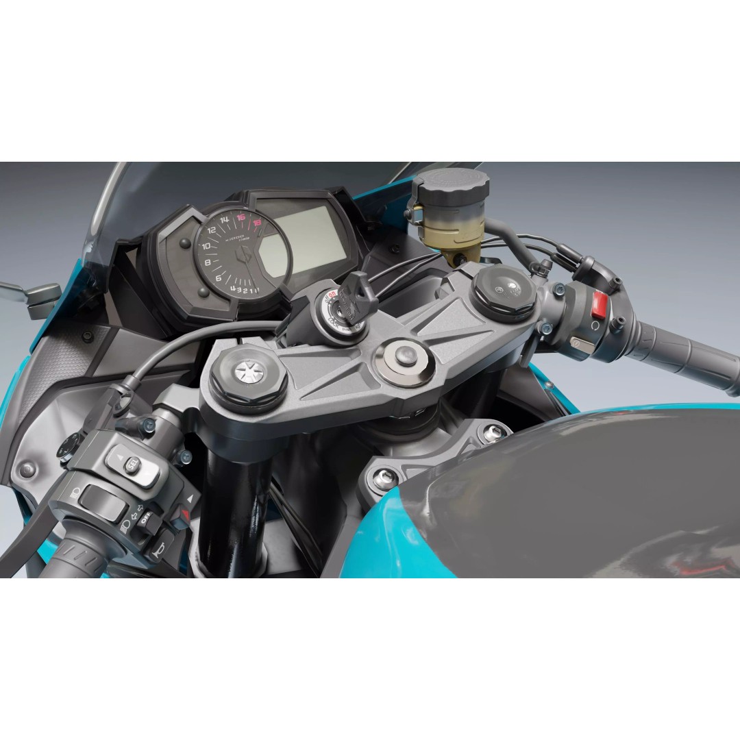 Kawasaki Ninja ZX-6R 2020 3D Model – Low Poly, Rigged, PBR, Blender - View 18