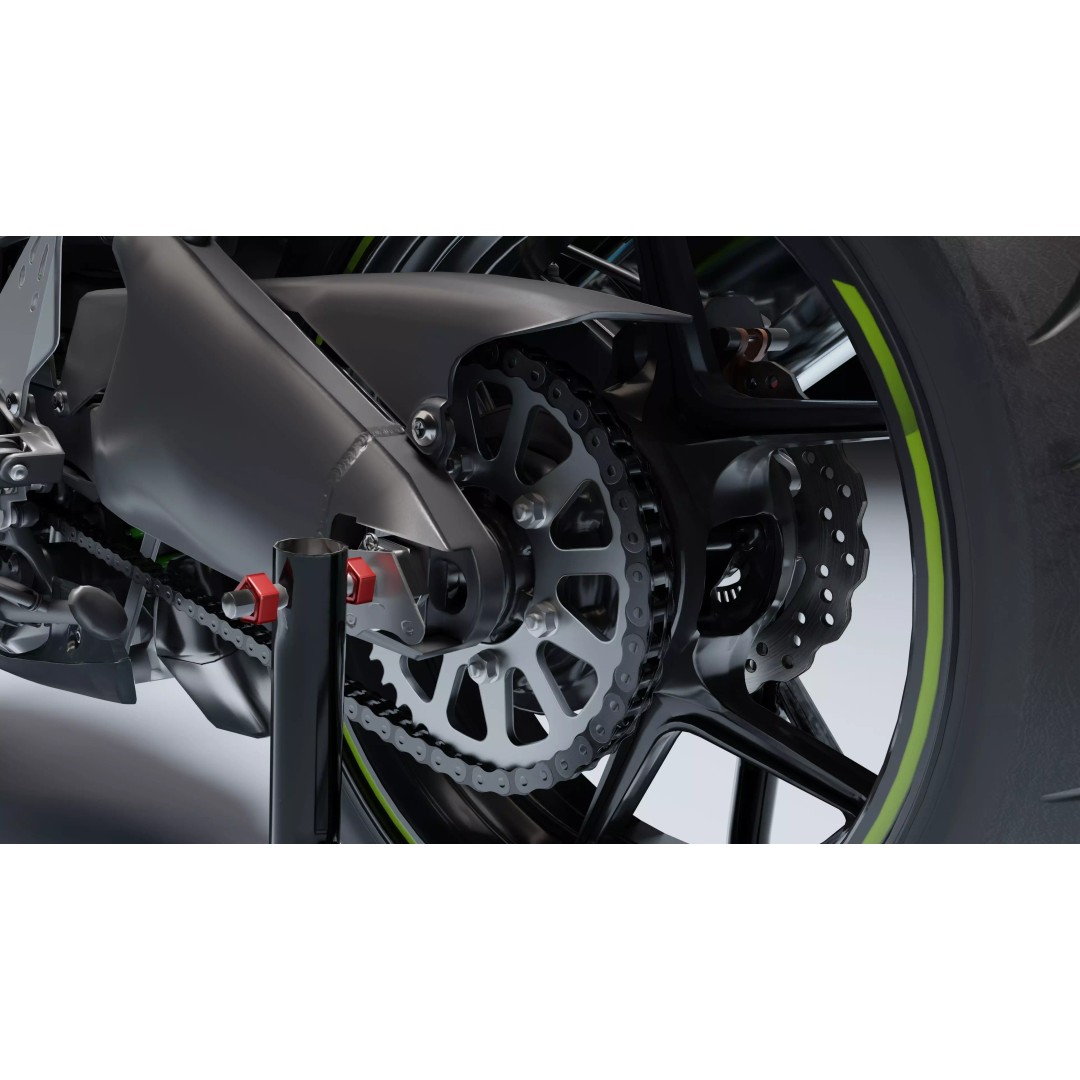 Kawasaki Ninja ZX-6R 2020 3D Model – Low Poly, Rigged, PBR, Blender - View 21