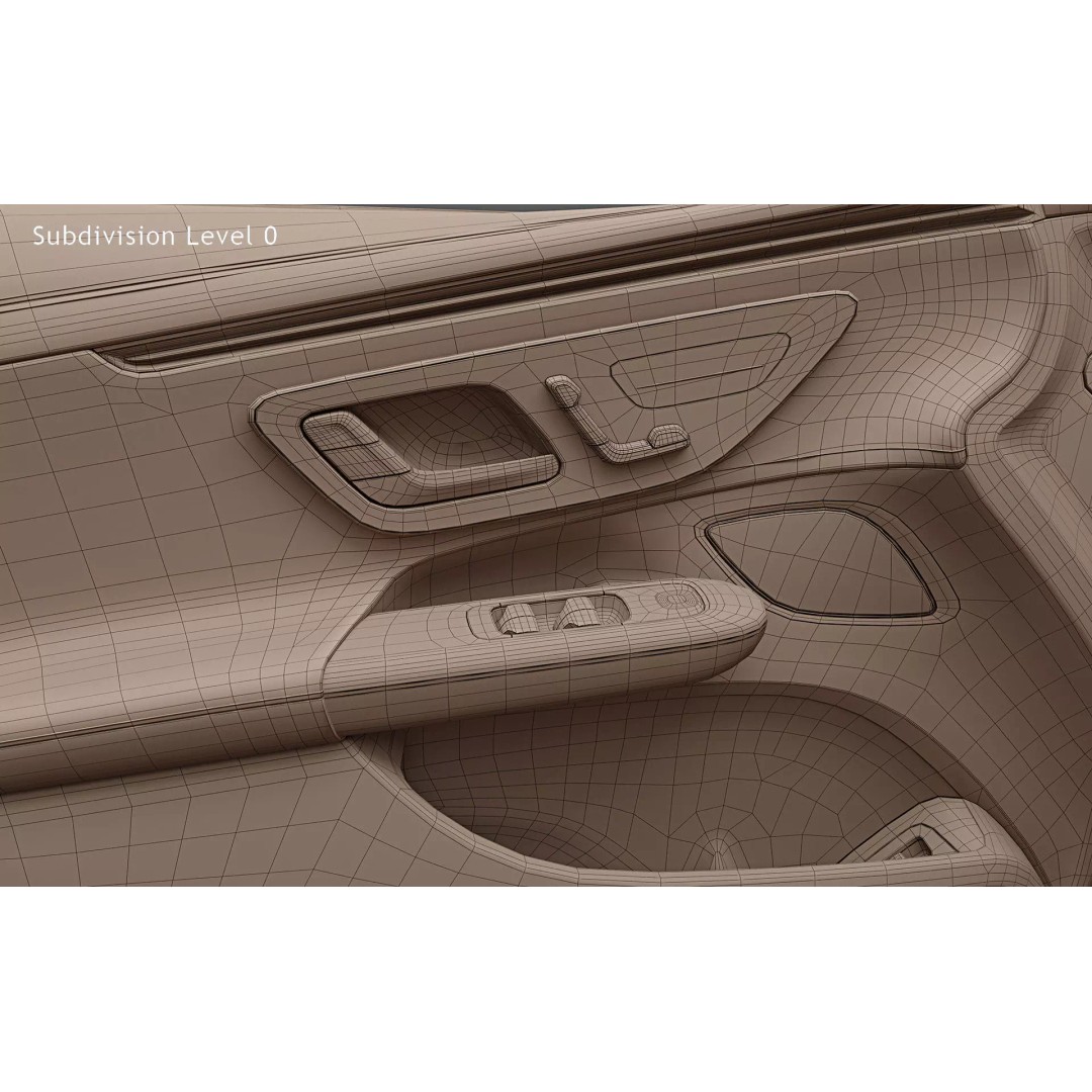 2023 Mercedes-AMG EQE 53 3D Model – Photorealistic Car Asset, FBX & OBJ - View 36