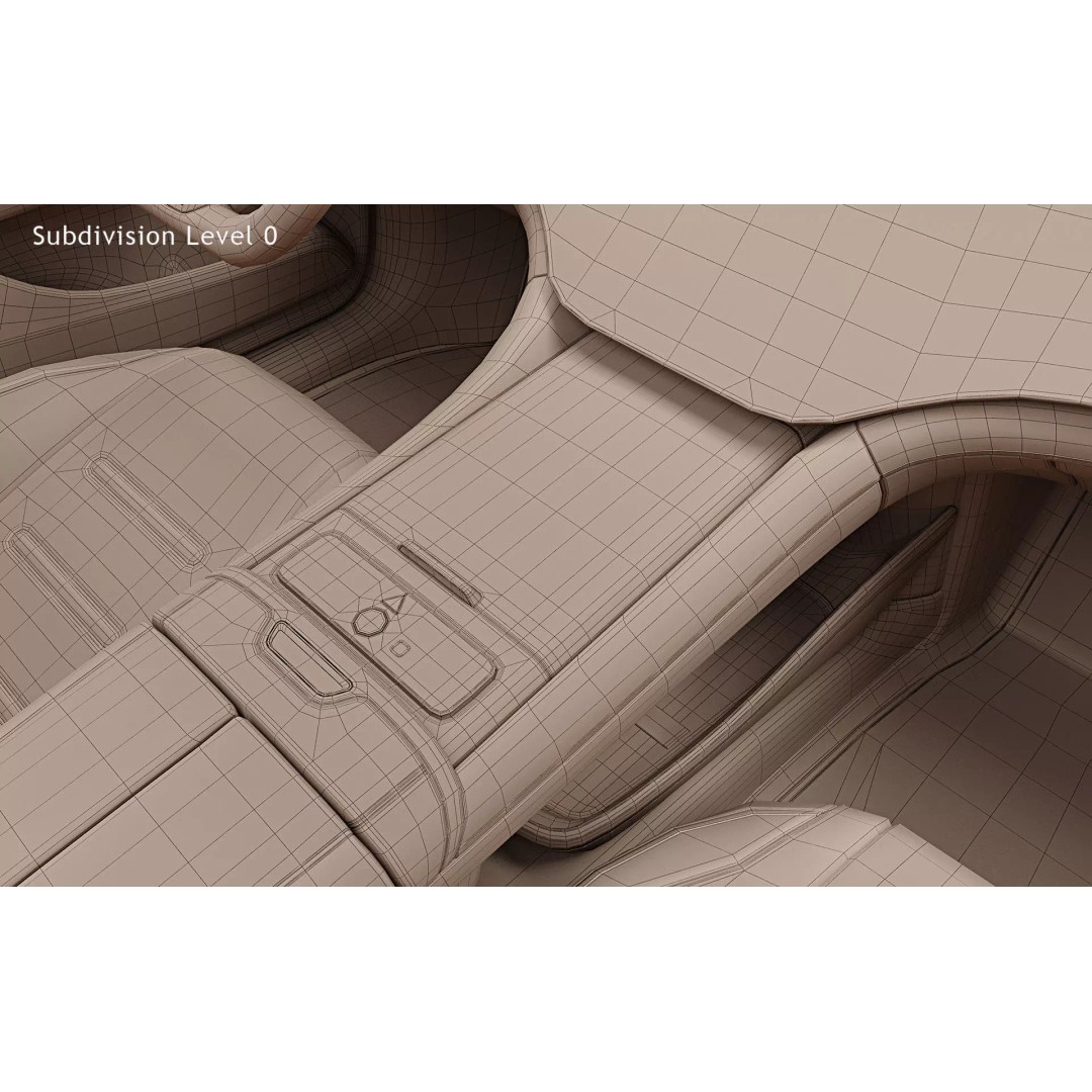 2023 Mercedes-AMG EQE 53 3D Model – Photorealistic Car Asset, FBX & OBJ - View 37