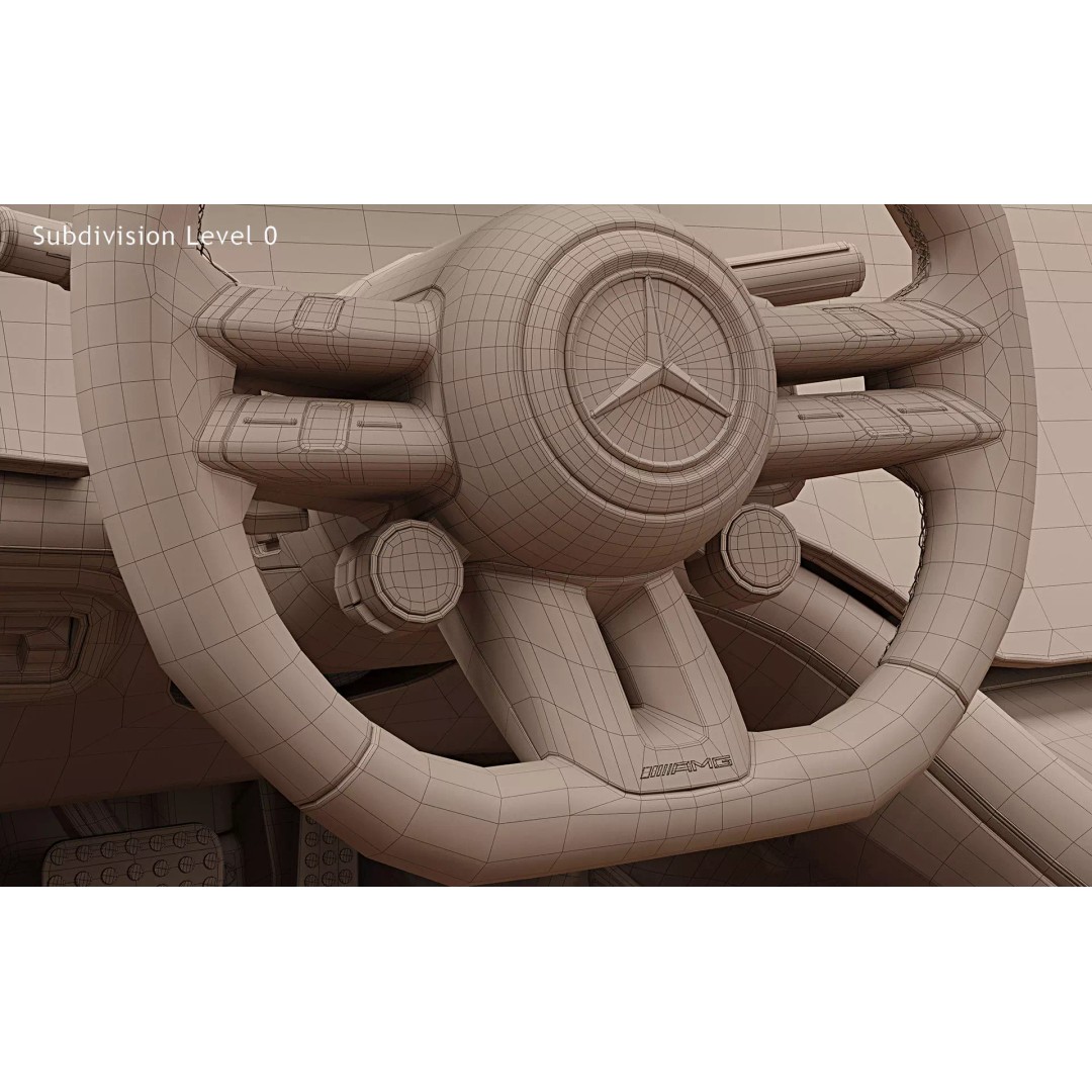 2023 Mercedes-AMG EQE 53 3D Model – Photorealistic Car Asset, FBX & OBJ - View 38