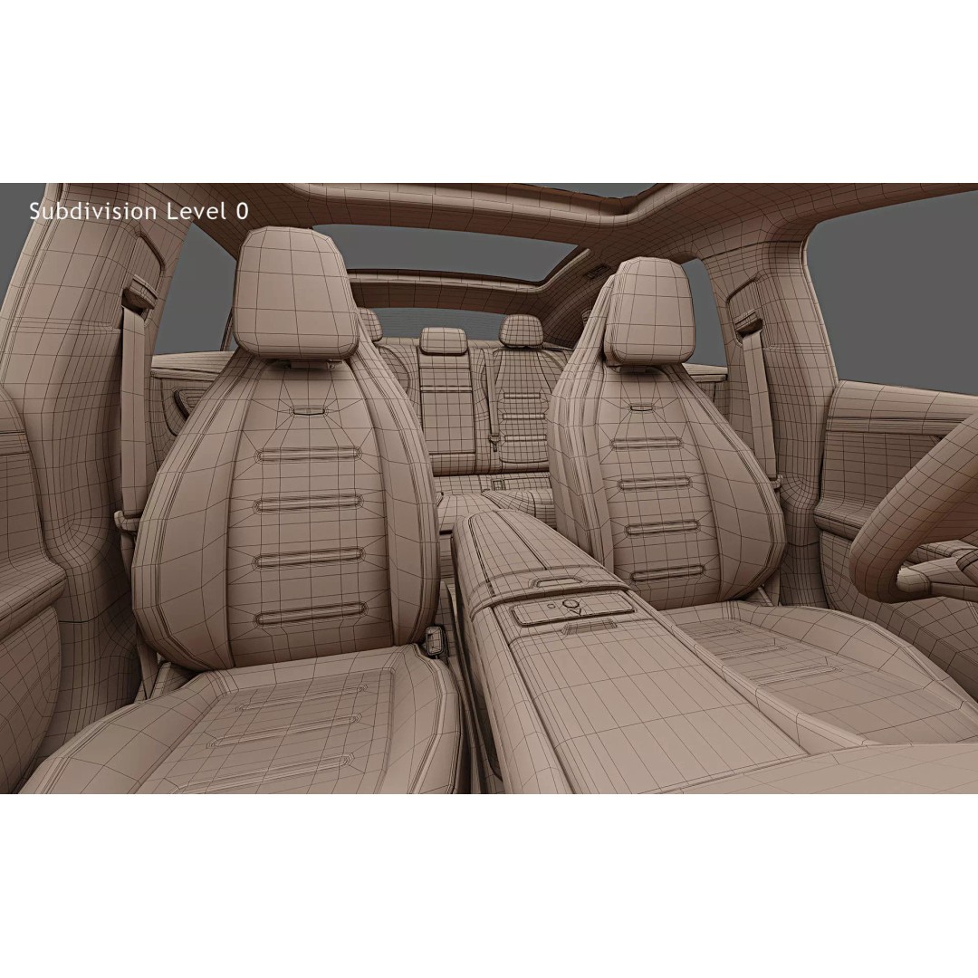 2023 Mercedes-AMG EQE 53 3D Model – Photorealistic Car Asset, FBX & OBJ - View 41