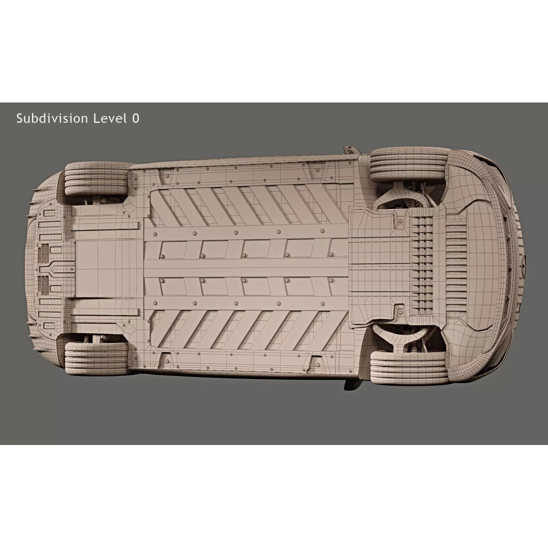 2023 Mercedes-AMG EQE 53 3D Model – Photorealistic Car Asset, FBX & OBJ - View 42