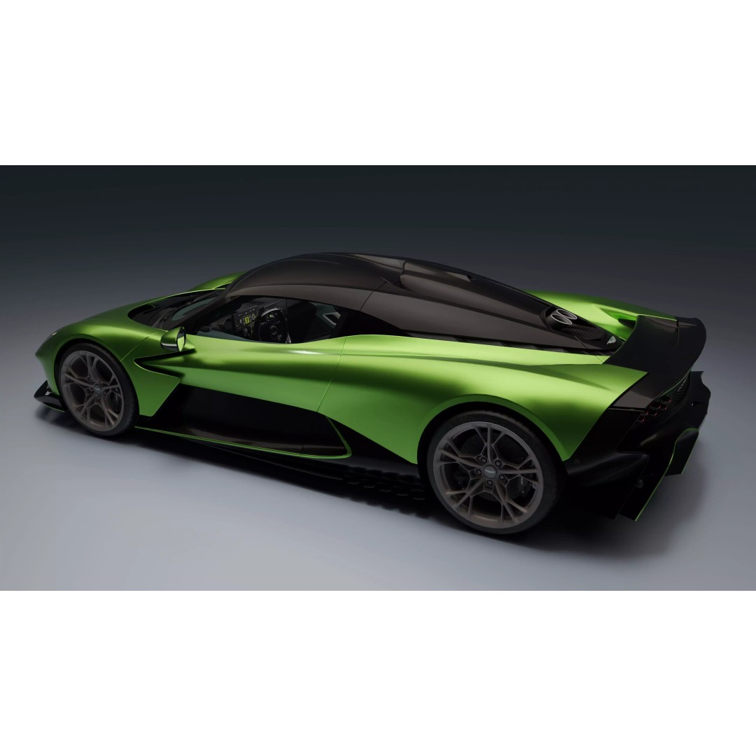 Aston Martin Valhalla 3D Model – Low Poly Rigged Car, Blender, FBX - View 11