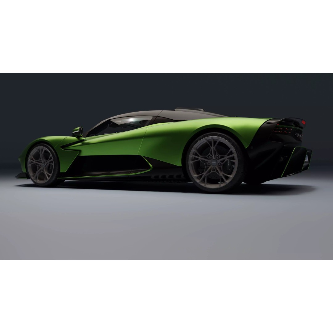 Aston Martin Valhalla 3D Model – Low Poly Rigged Car, Blender, FBX - View 14