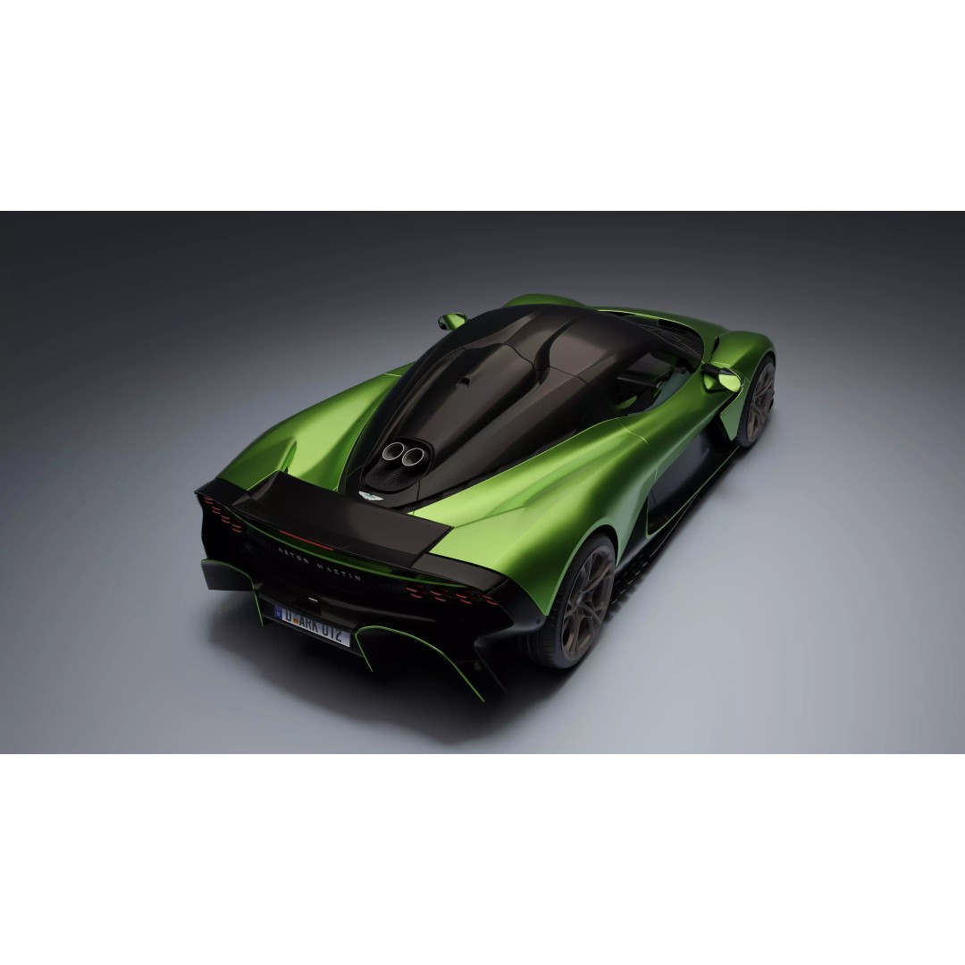Aston Martin Valhalla 3D Model – Low Poly Rigged Car, Blender, FBX - View 22