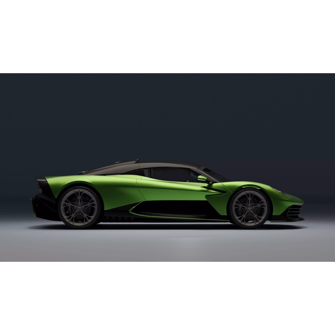 Aston Martin Valhalla 3D Model – Low Poly Rigged Car, Blender, FBX - View 27