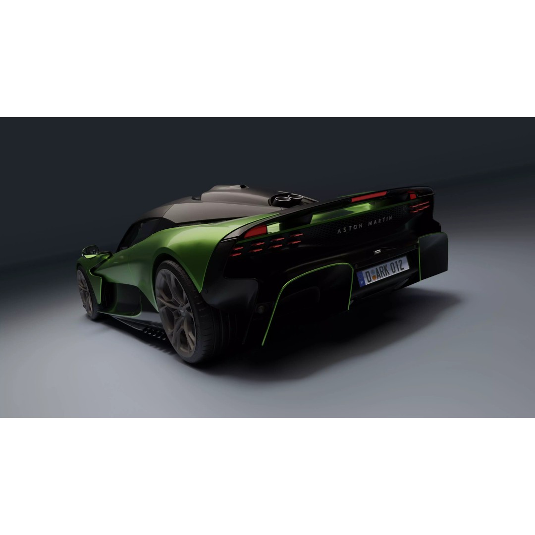 Aston Martin Valhalla 3D Model – Low Poly Rigged Car, Blender, FBX - View 29