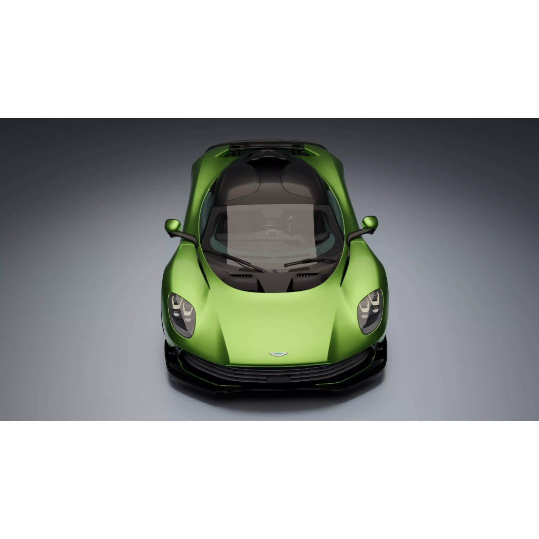 Aston Martin Valhalla 3D Model – Low Poly Rigged Car, Blender, FBX - View 32