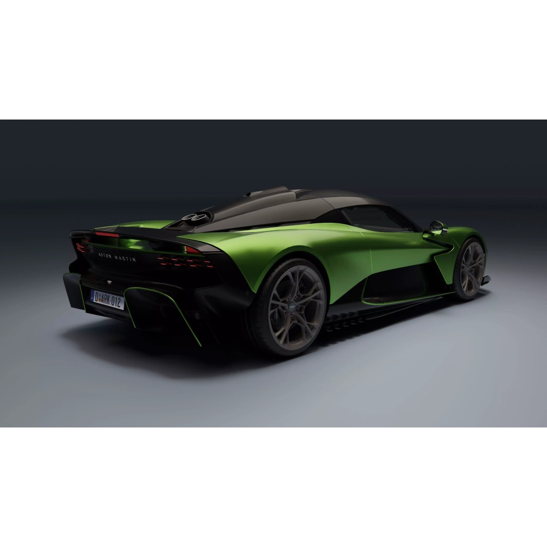 Aston Martin Valhalla 3D Model – Low Poly Rigged Car, Blender, FBX - View 5