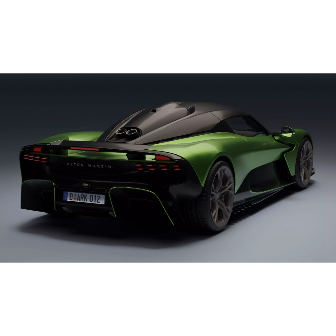 Aston Martin Valhalla 3D Model – Low Poly Rigged Car, Blender, FBX - View 6