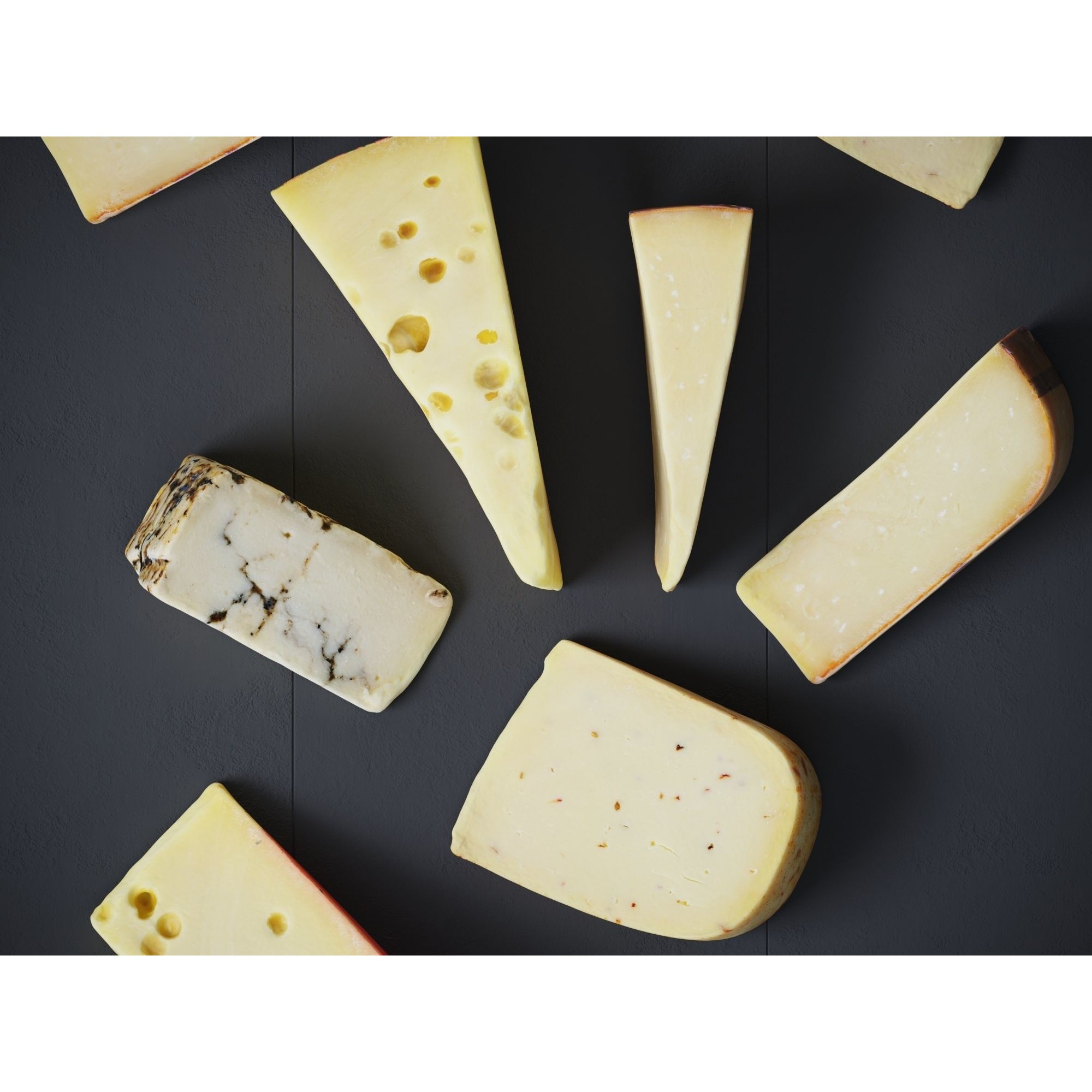 Cheese - High-Poly PBR 3D Model - View 7