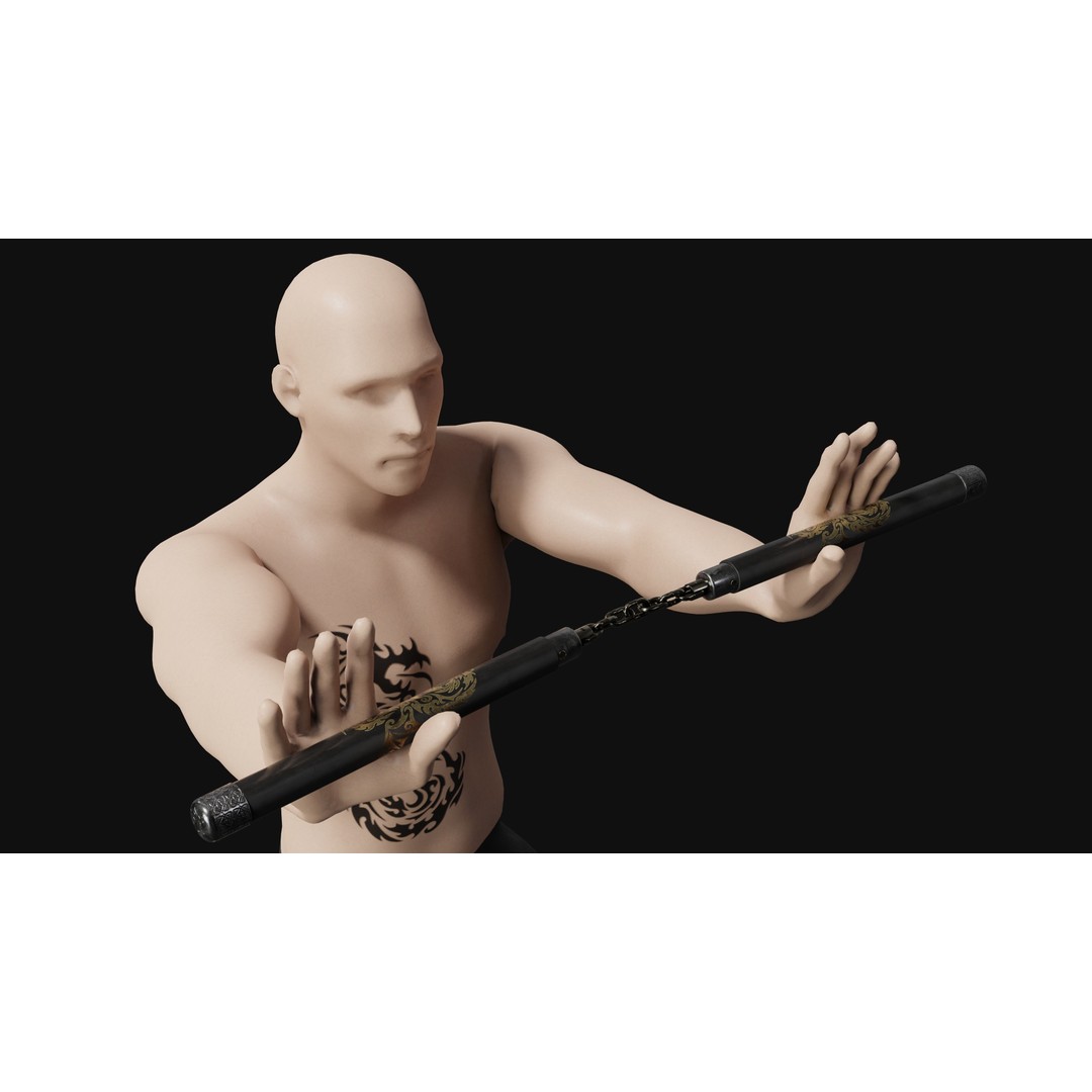Martial Arts Training Pack 3D Model – Low Poly Game Ready Assets, FBX - View 10