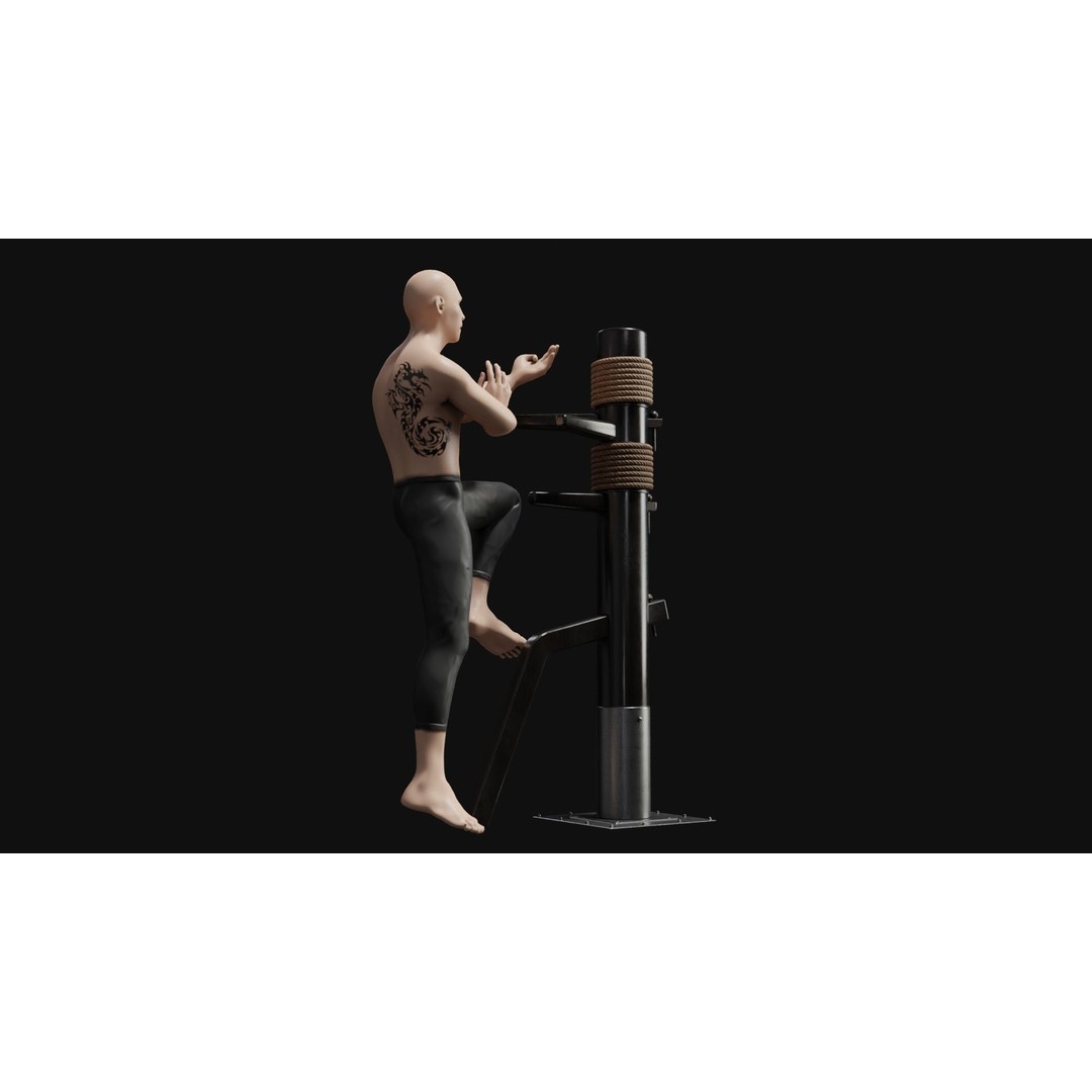Martial Arts Training Pack 3D Model – Low Poly Game Ready Assets, FBX - View 16