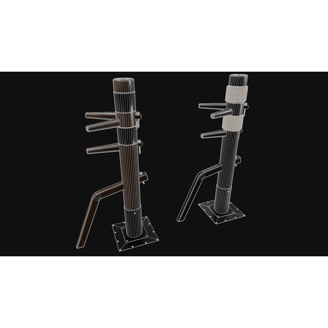 Martial Arts Training Pack 3D Model – Low Poly Game Ready Assets, FBX - View 17