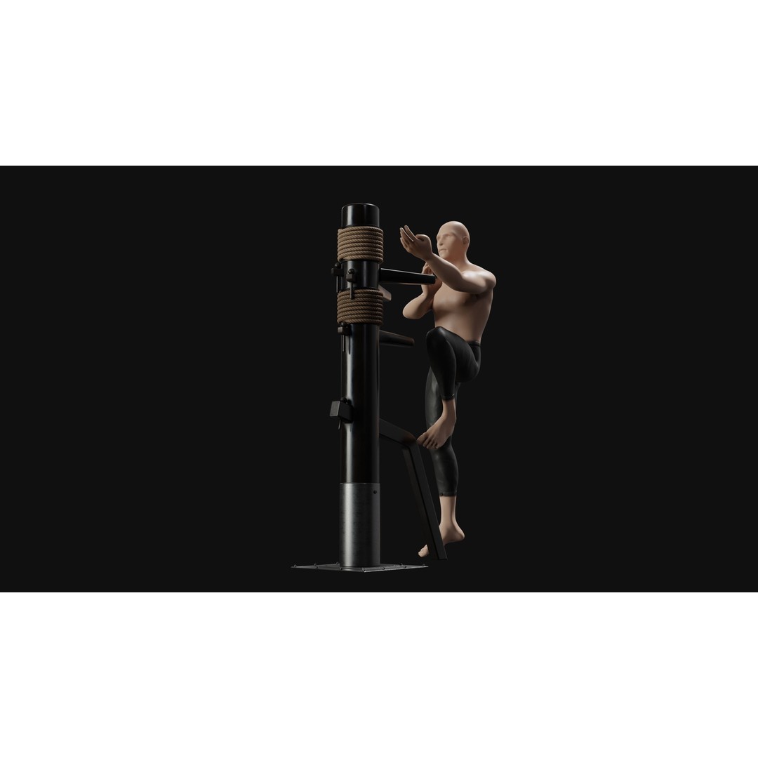 Martial Arts Training Pack 3D Model – Low Poly Game Ready Assets, FBX - View 5