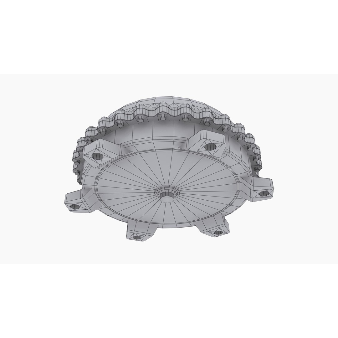 Neal Chance Billet Torque Converter 3D Model – Low Poly Game-Ready Asset, FBX, OBJ
