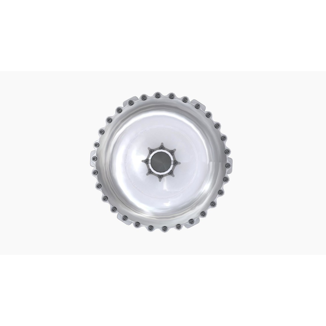 Neal Chance Billet Torque Converter 3D Model – Low Poly Game-Ready Asset, FBX, OBJ - View 7