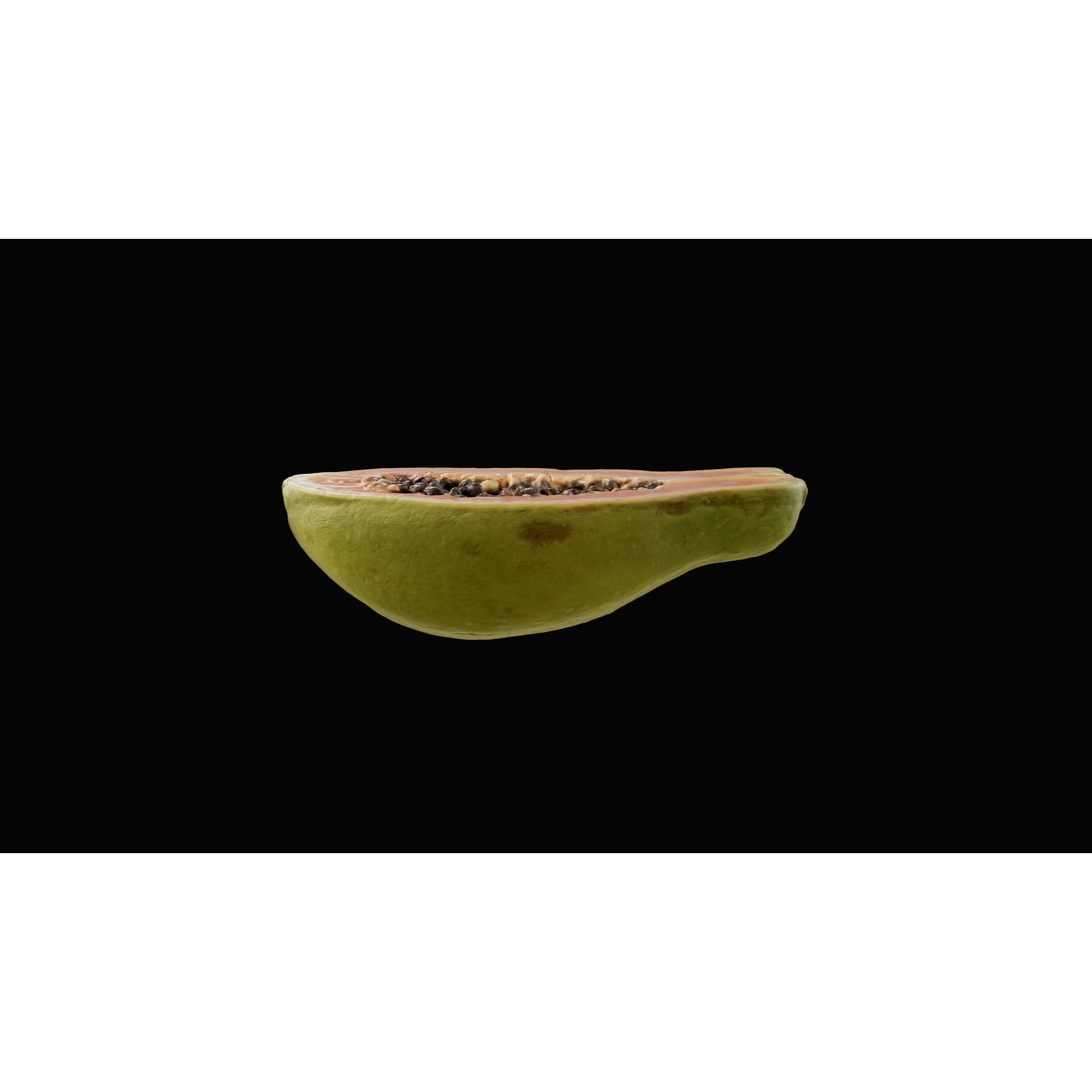 Papaya Fruit - Realistic 3D Model - View 10