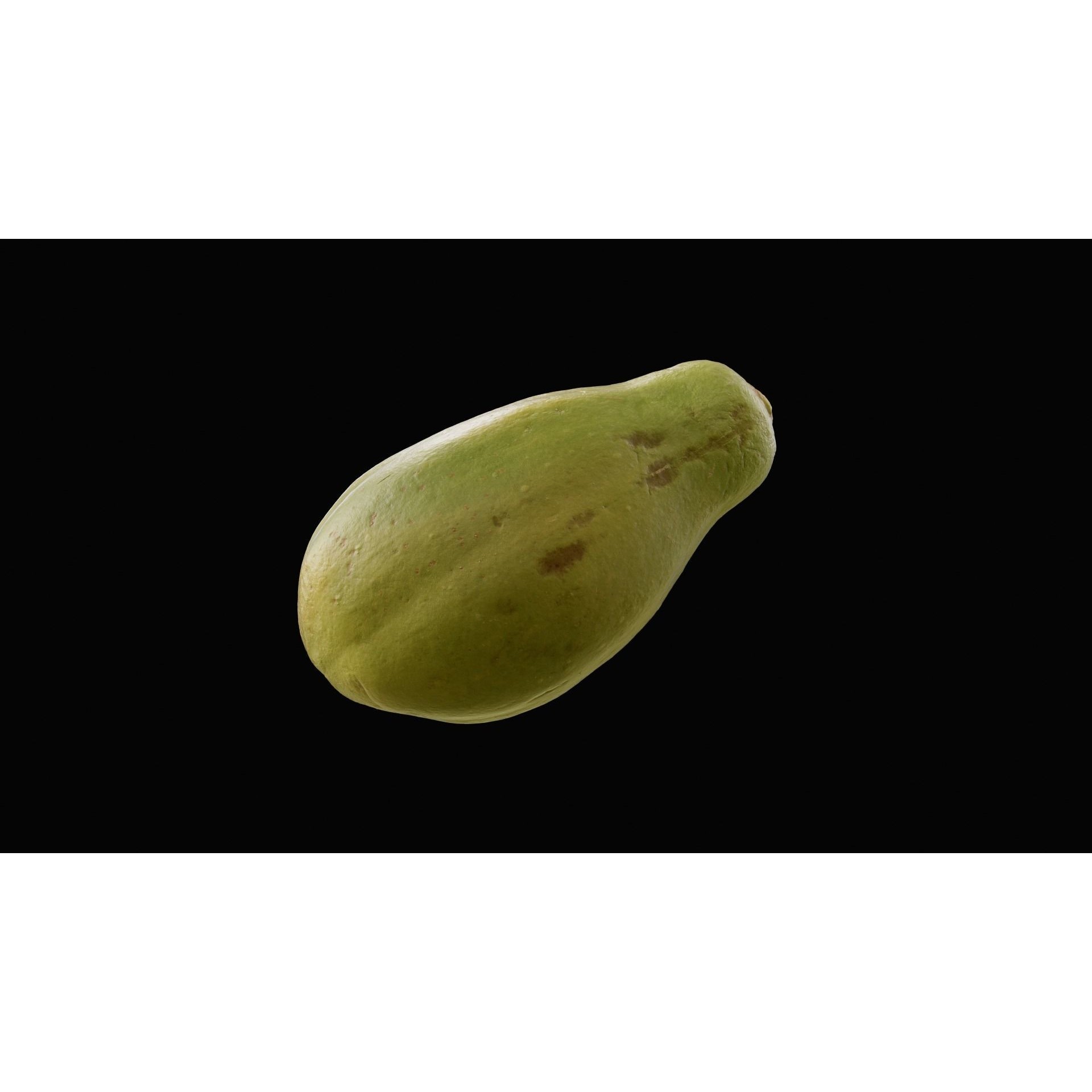 Papaya Fruit - Realistic 3D Model - View 3