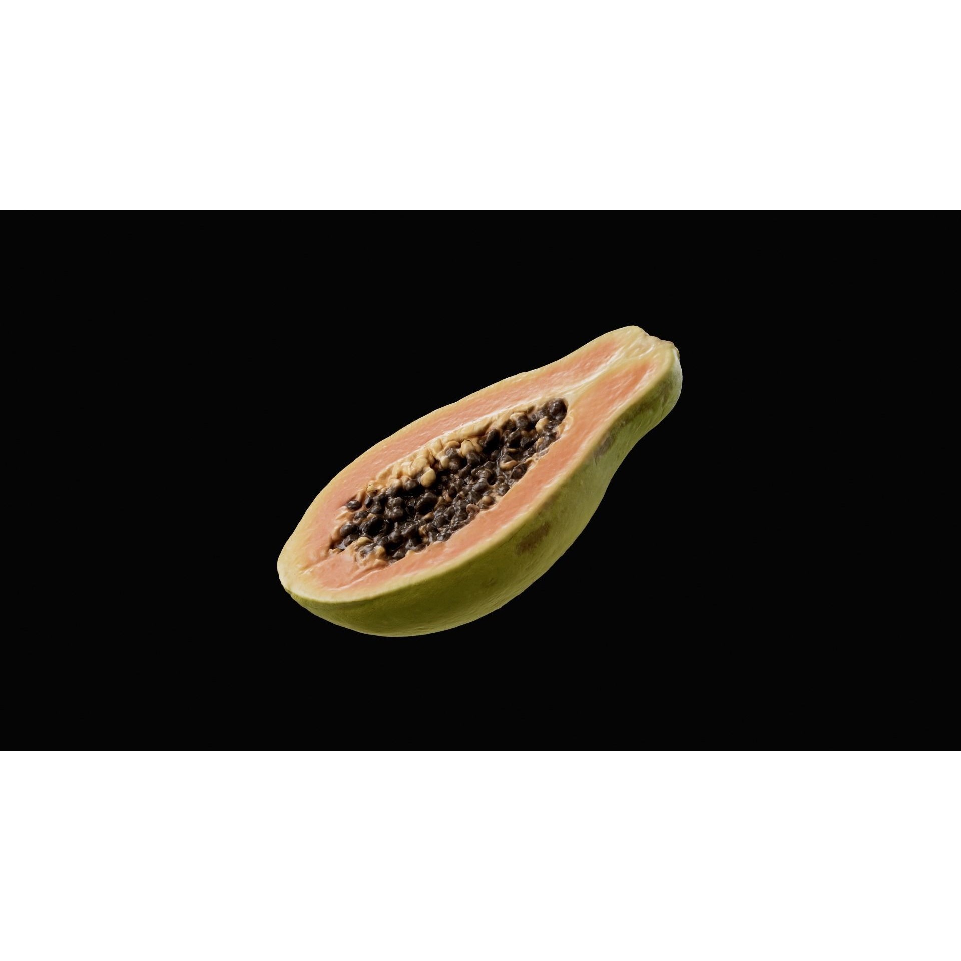 Papaya Fruit - Realistic 3D Model - View 7