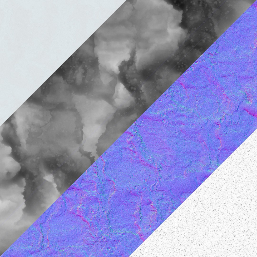 Seamless Snow Materials 3D Model – PBR Textures for Winter Scenes, FBX