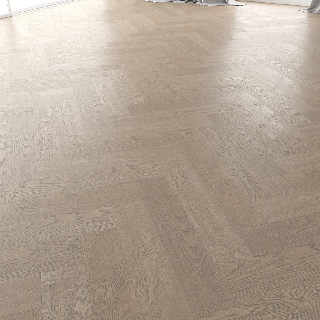 Wood Floor Set 3D Model – High Quality PBR Textures, FBX, OBJ - View 4
