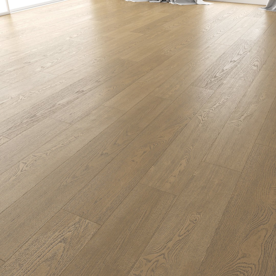 Wood Floor Set 3D Model – High Quality PBR Textures, FBX, OBJ - View 6