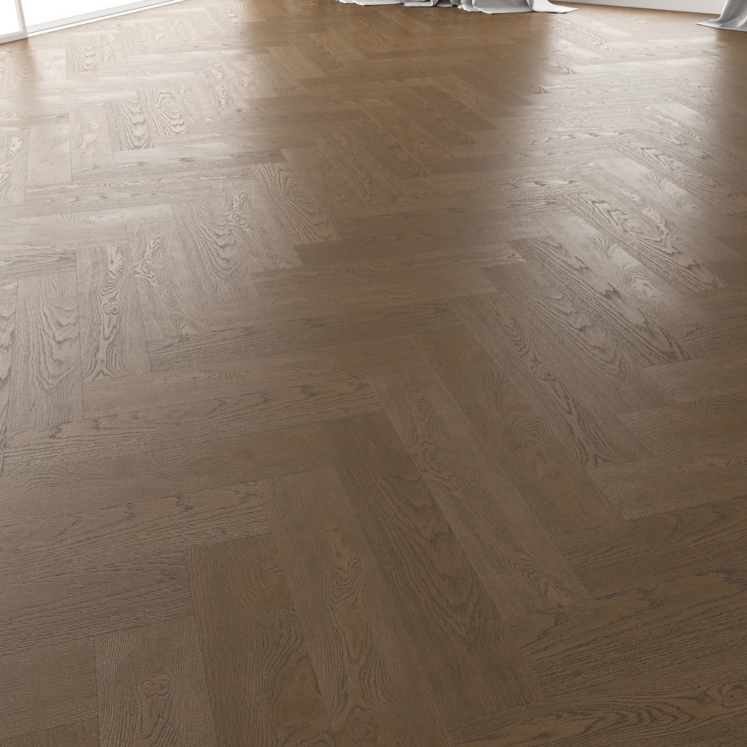 Wood Floor Set 3D Model – High Quality PBR Textures, FBX, OBJ - View 7