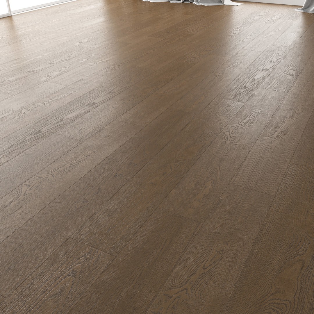 Wood Floor Set 3D Model – High Quality PBR Textures, FBX, OBJ - View 8