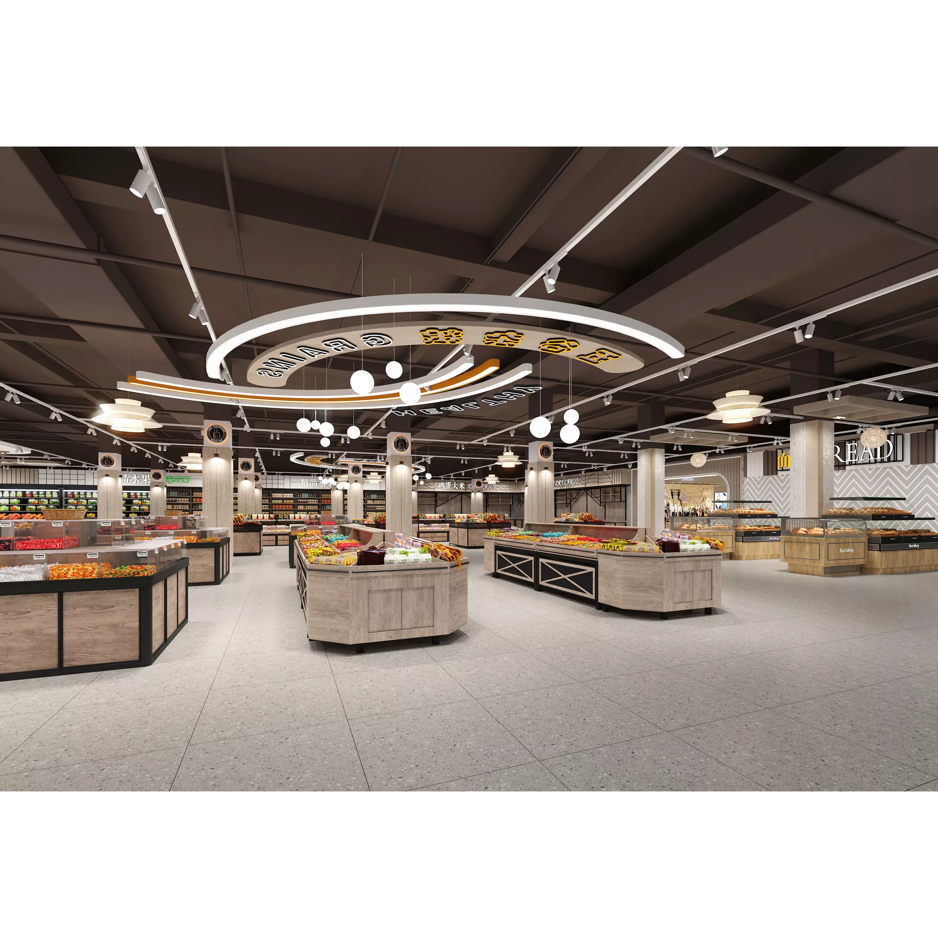 Supermarket Interior - Game-Ready 3D Model - View 3