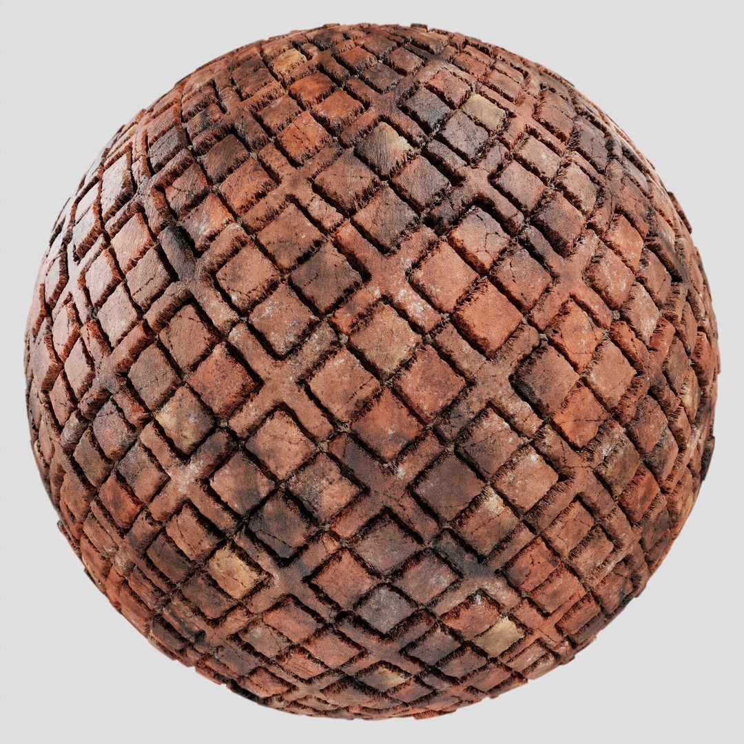 Brick Wall Texture Collection 3D Model – 8K PBR, 9 Textures, Archviz - View 11