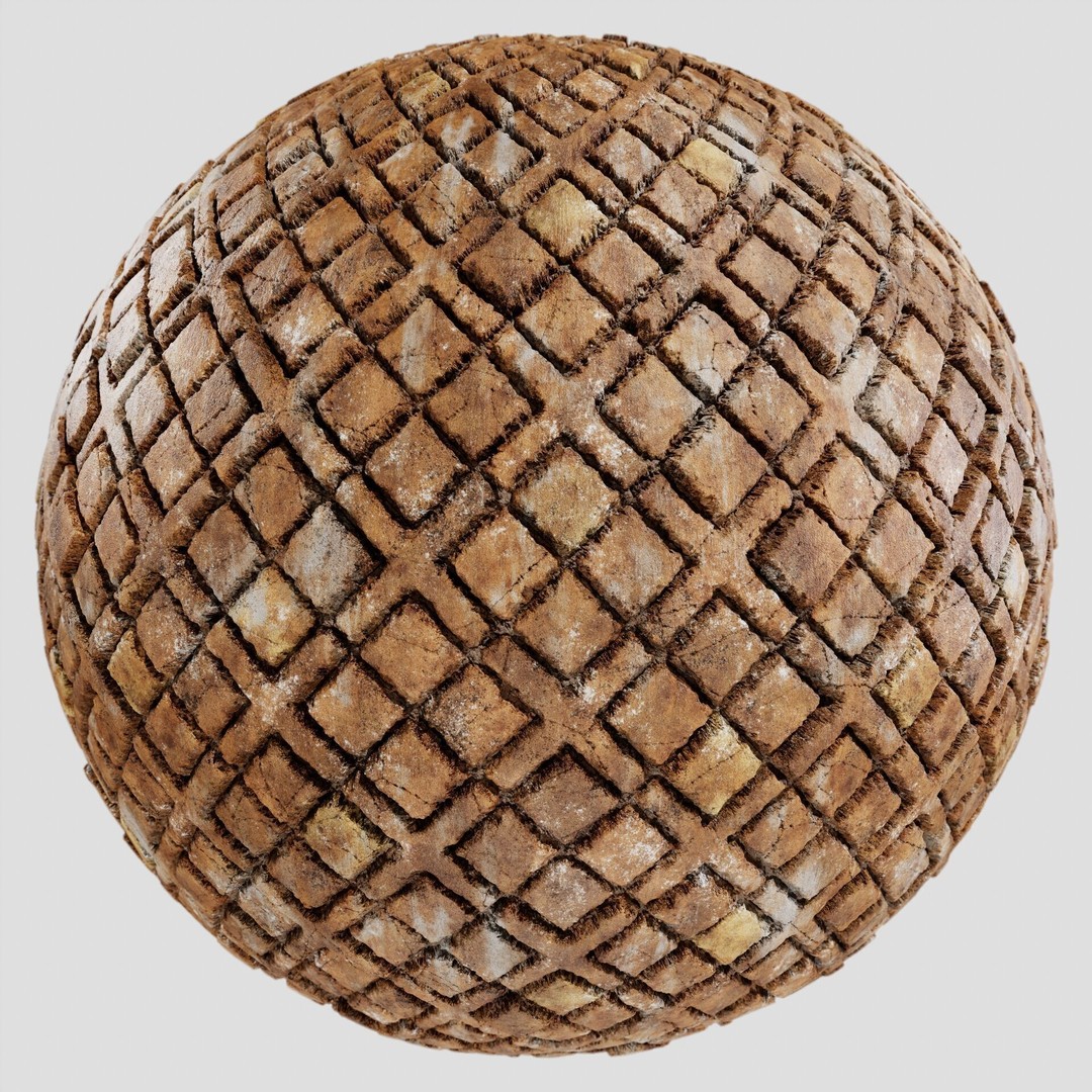 Brick Wall Texture Collection 3D Model – 8K PBR, 9 Textures, Archviz - View 13