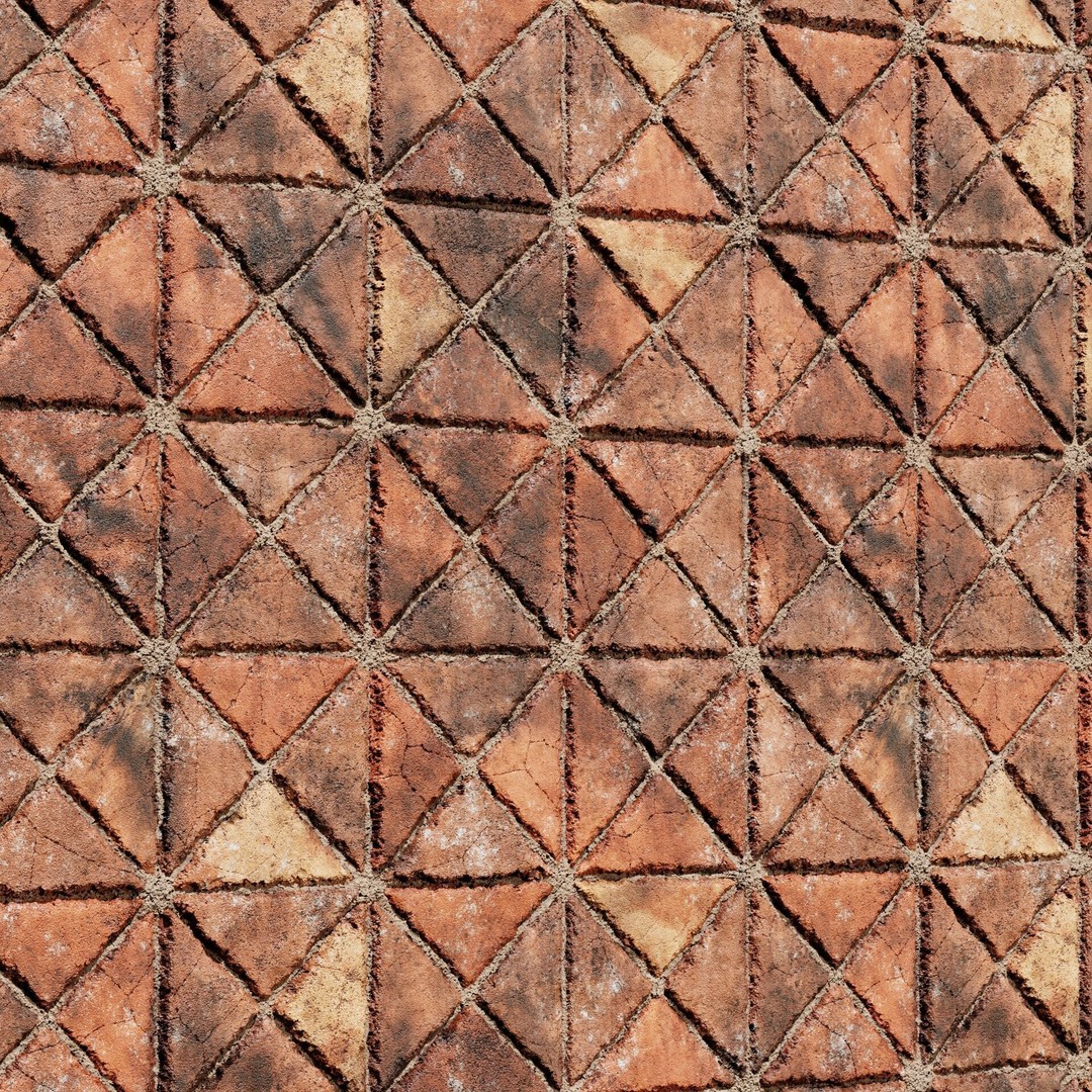Brick Wall Texture Collection 3D Model – 8K PBR, 9 Textures, Archviz - View 6