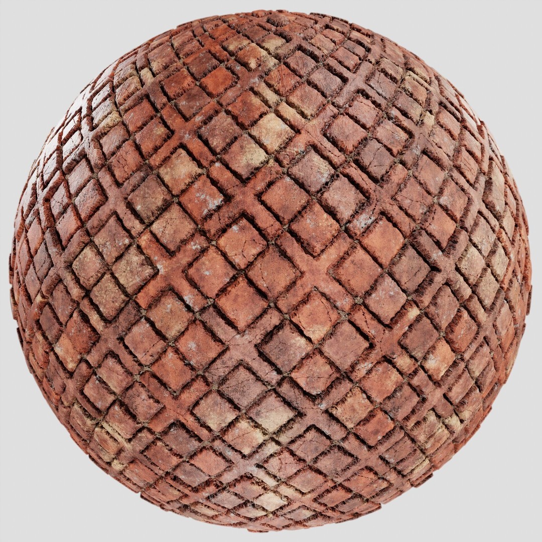 Brick Wall Texture Collection 3D Model – 8K PBR, 9 Textures, Archviz - View 9