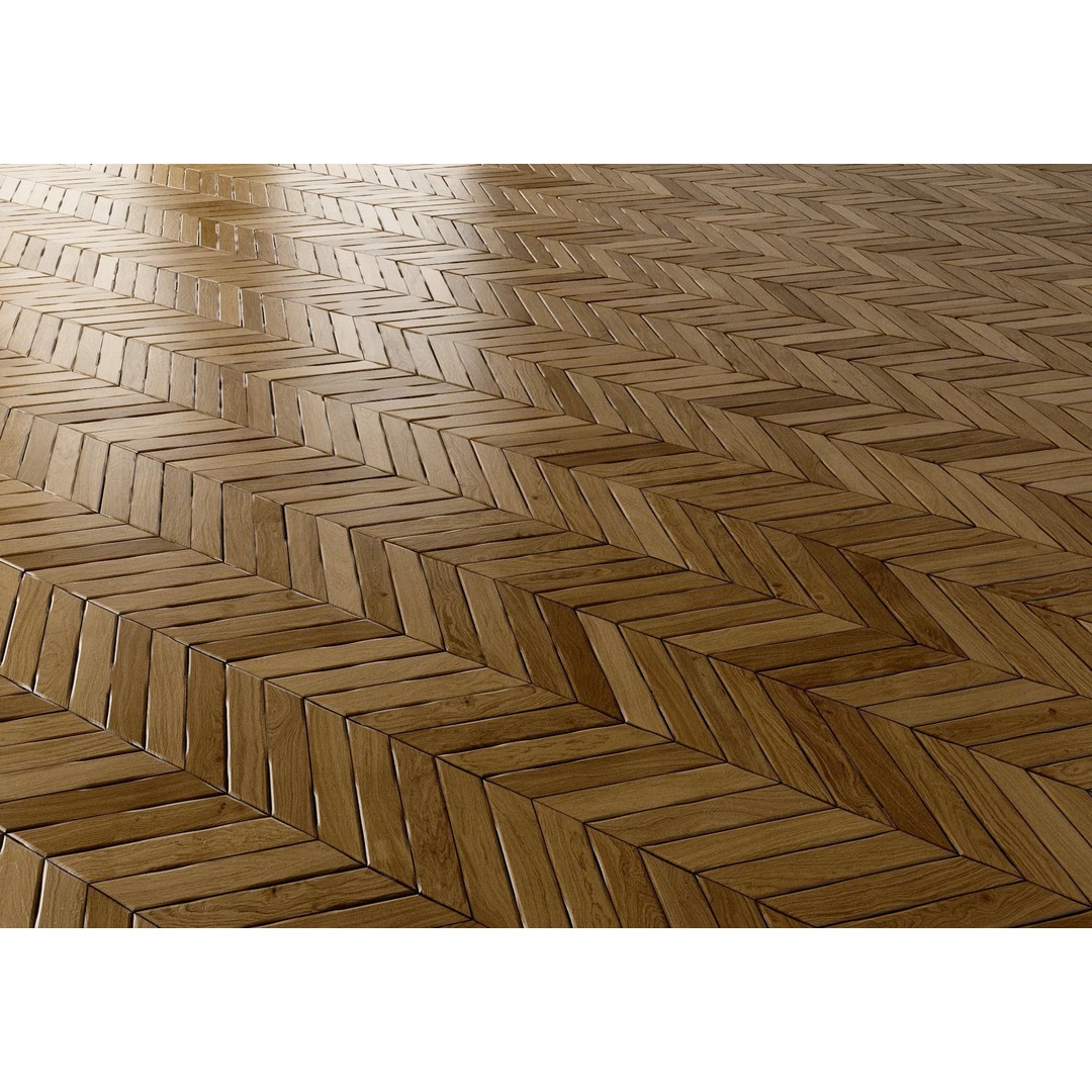 Parquet 3D Model – French Chevron 8K Seamless PBR Textures - View 20