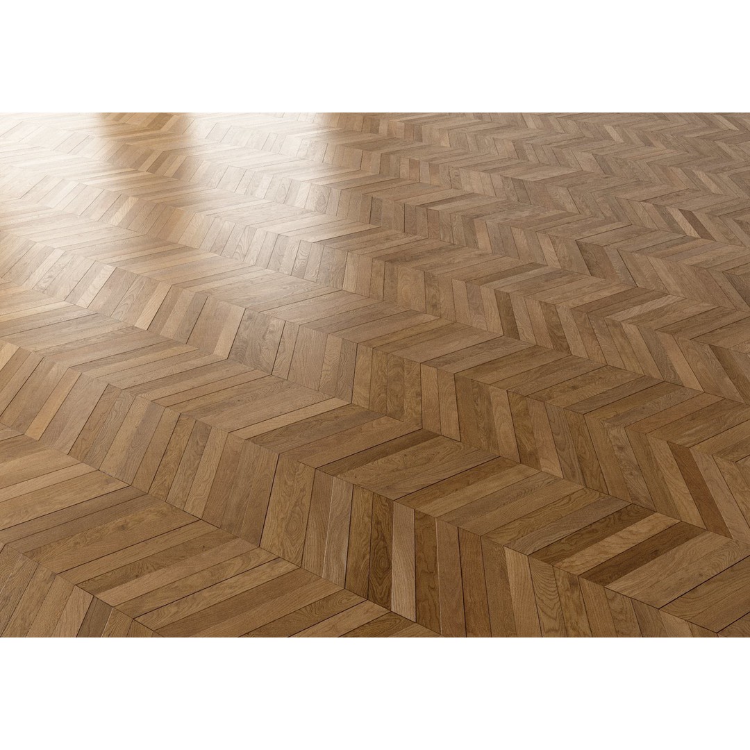 Parquet 3D Model – French Chevron 8K Seamless PBR Textures - View 24