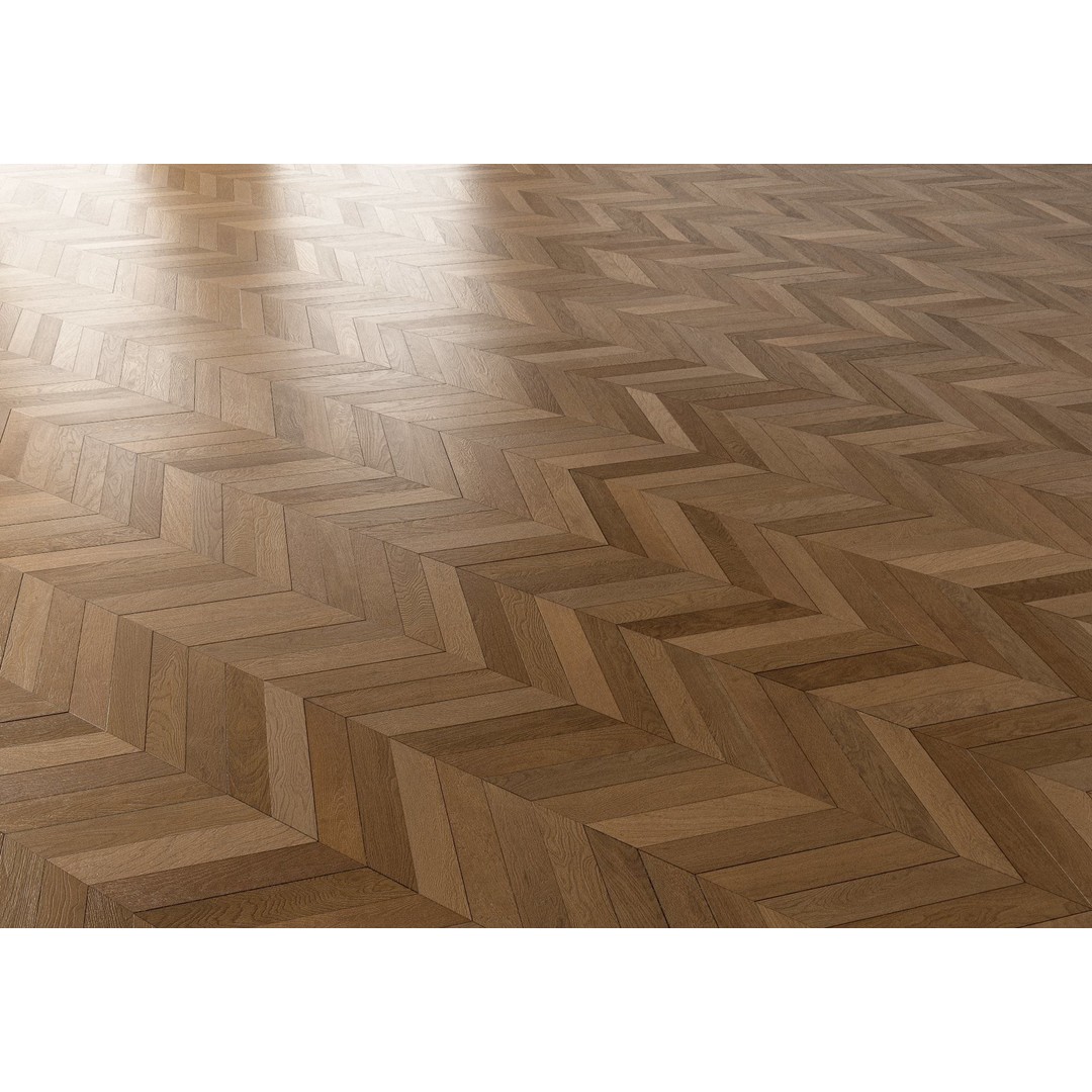 Parquet 3D Model – French Chevron 8K Seamless PBR Textures - View 4