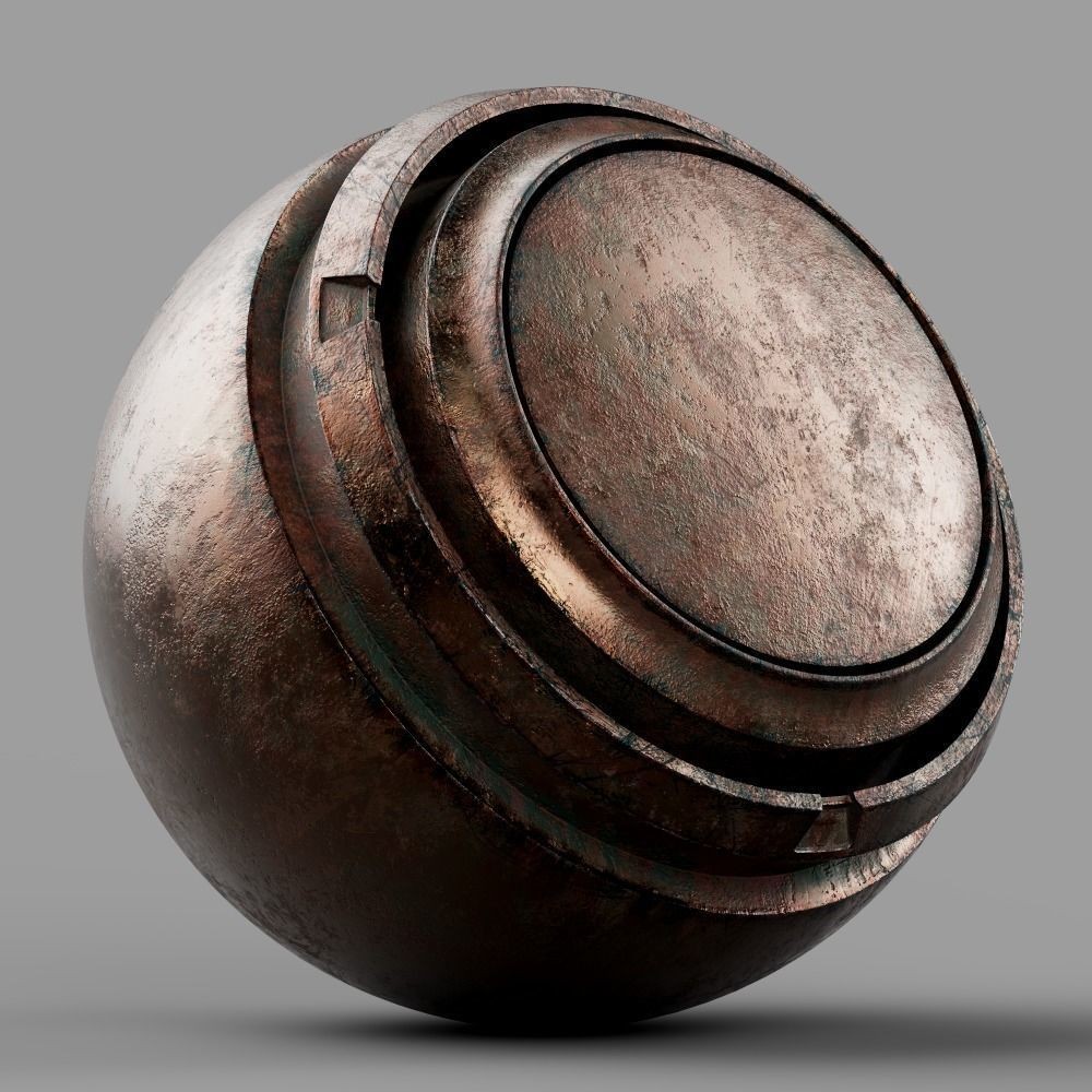 Metal Smart Materials 3D Model – High Quality 45 SPSM Textures