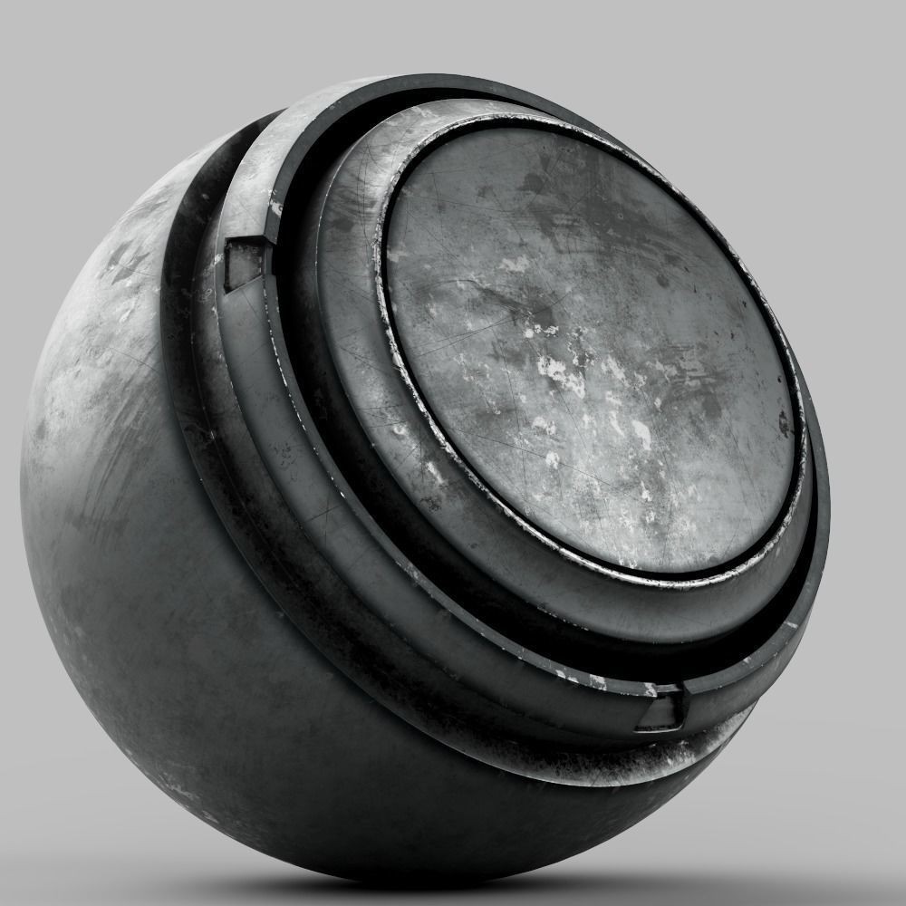 Metal Smart Materials 3D Model – High Quality 45 SPSM Textures - View 11