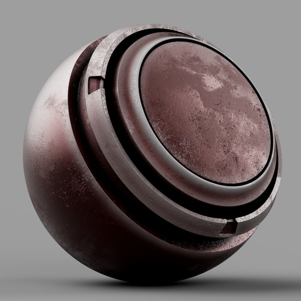 Metal Smart Materials 3D Model – High Quality 45 SPSM Textures - View 14