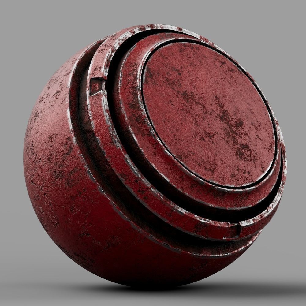 Metal Smart Materials 3D Model – High Quality 45 SPSM Textures - View 15