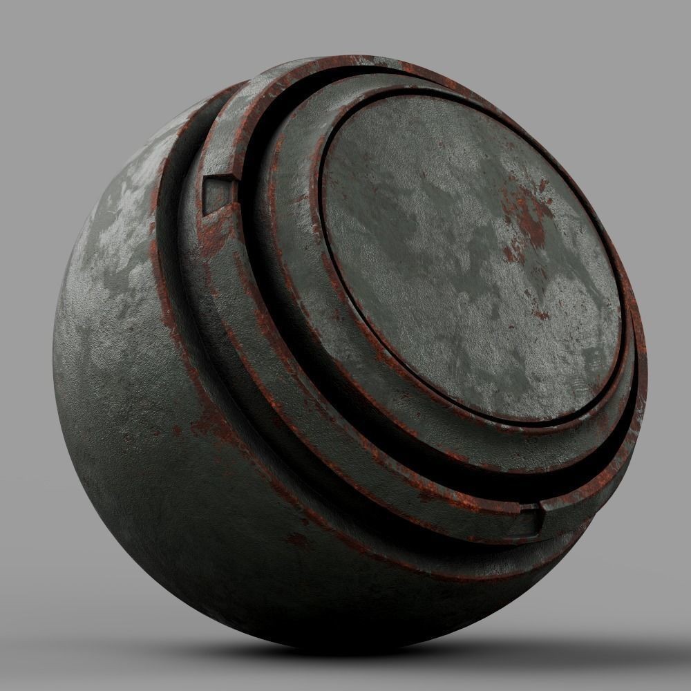 Metal Smart Materials 3D Model – High Quality 45 SPSM Textures - View 16