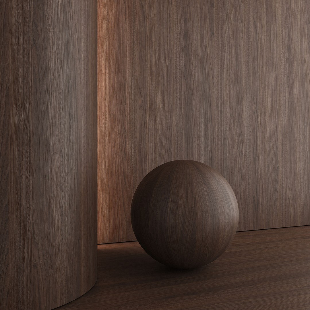 Ash Wood Material 3D Model – PBR Textures, Seamless 4096x4096 - View 7