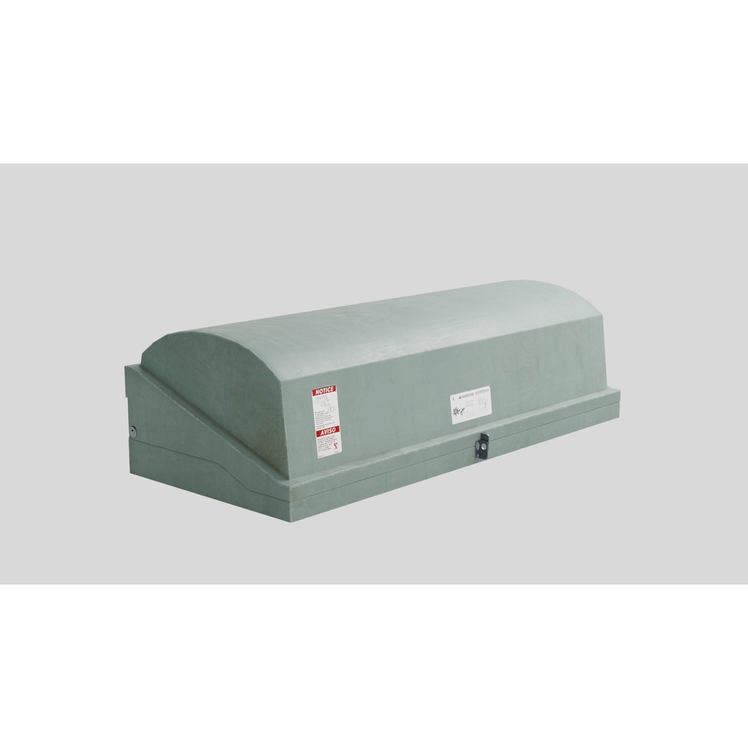 Utility Transformer Box 3D Model – Low Poly PBR Asset, FBX - View 5