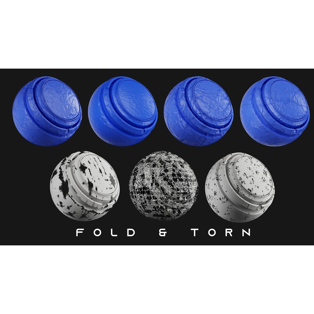 Texturing Essentials Smart Masks 3D Model – Customizable PBR Textures - View 3