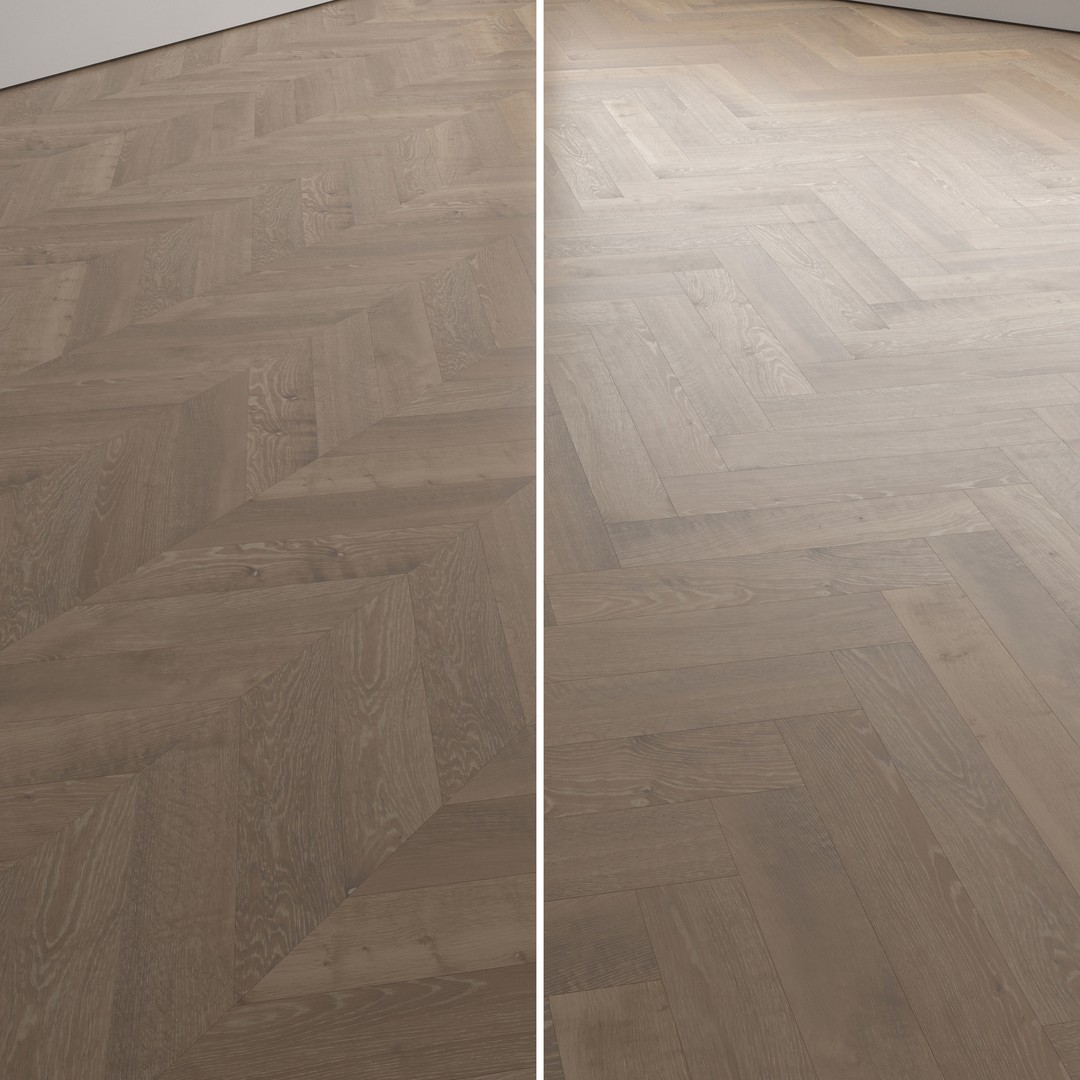 Wood Floor 3D Model – PBR Textures in 4 Colors, FBX & OBJ - View 6