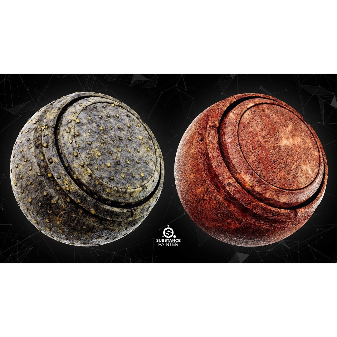 High Quality Leather Smart Materials 3D Model – 30 PBR Textures for Substance Painter - View 10
