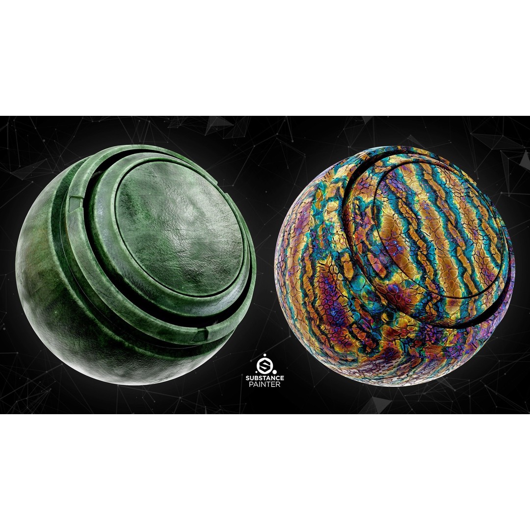 High Quality Leather Smart Materials 3D Model – 30 PBR Textures for Substance Painter - View 8